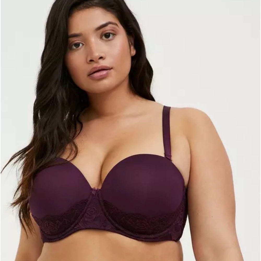 Torrid Strapless Push-Up Smooth Bra And Matching Panties 42D & 4x NWT